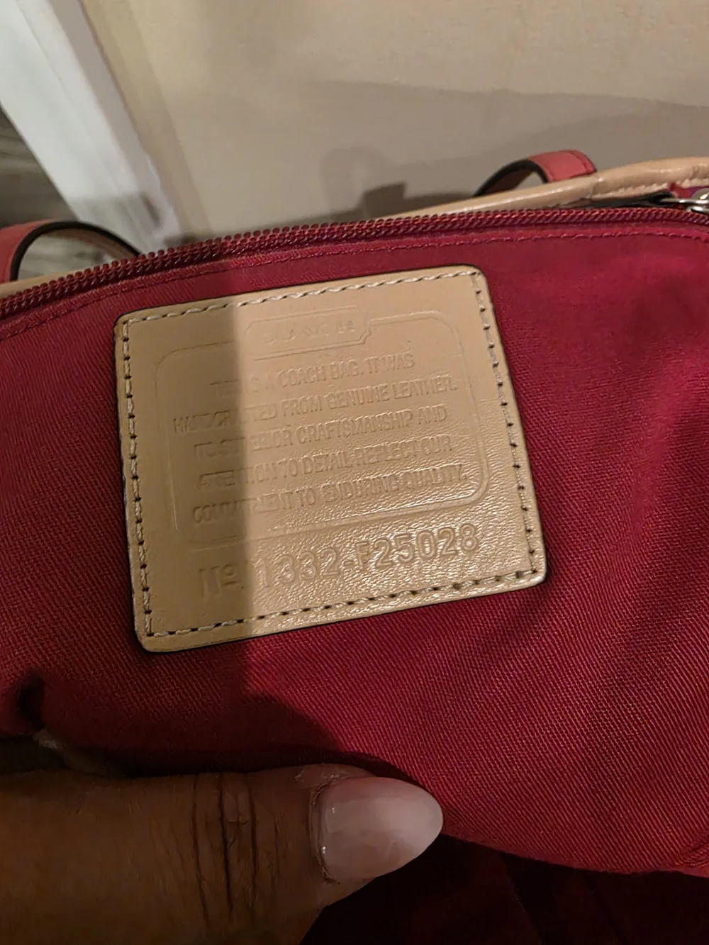 Coach tote vibrant